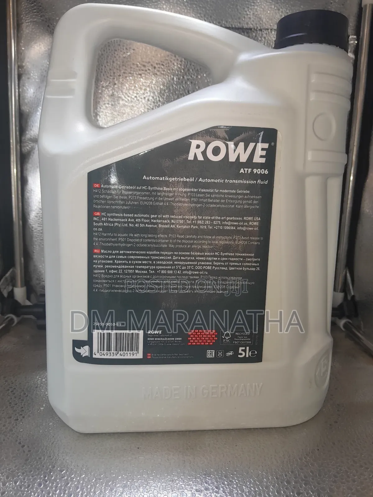 Full Synthetic Atf for Various Vehicles 5l