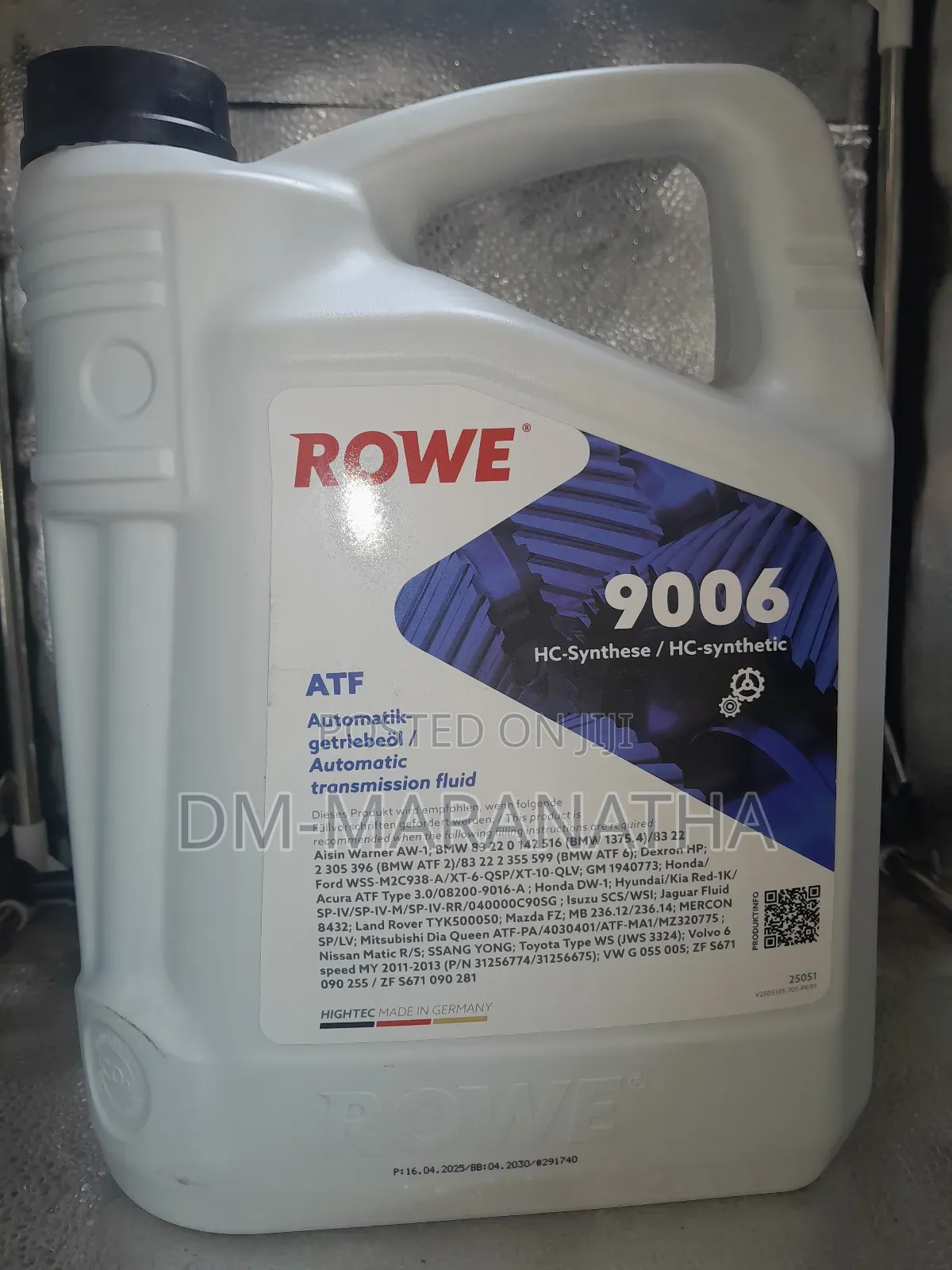 Full Synthetic Atf for Various Vehicles 5l