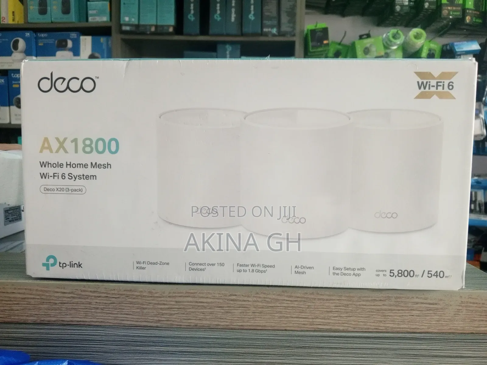 Deco X20 Ax1800 Whole Home Mesh Wifi 6 System (3pack)
