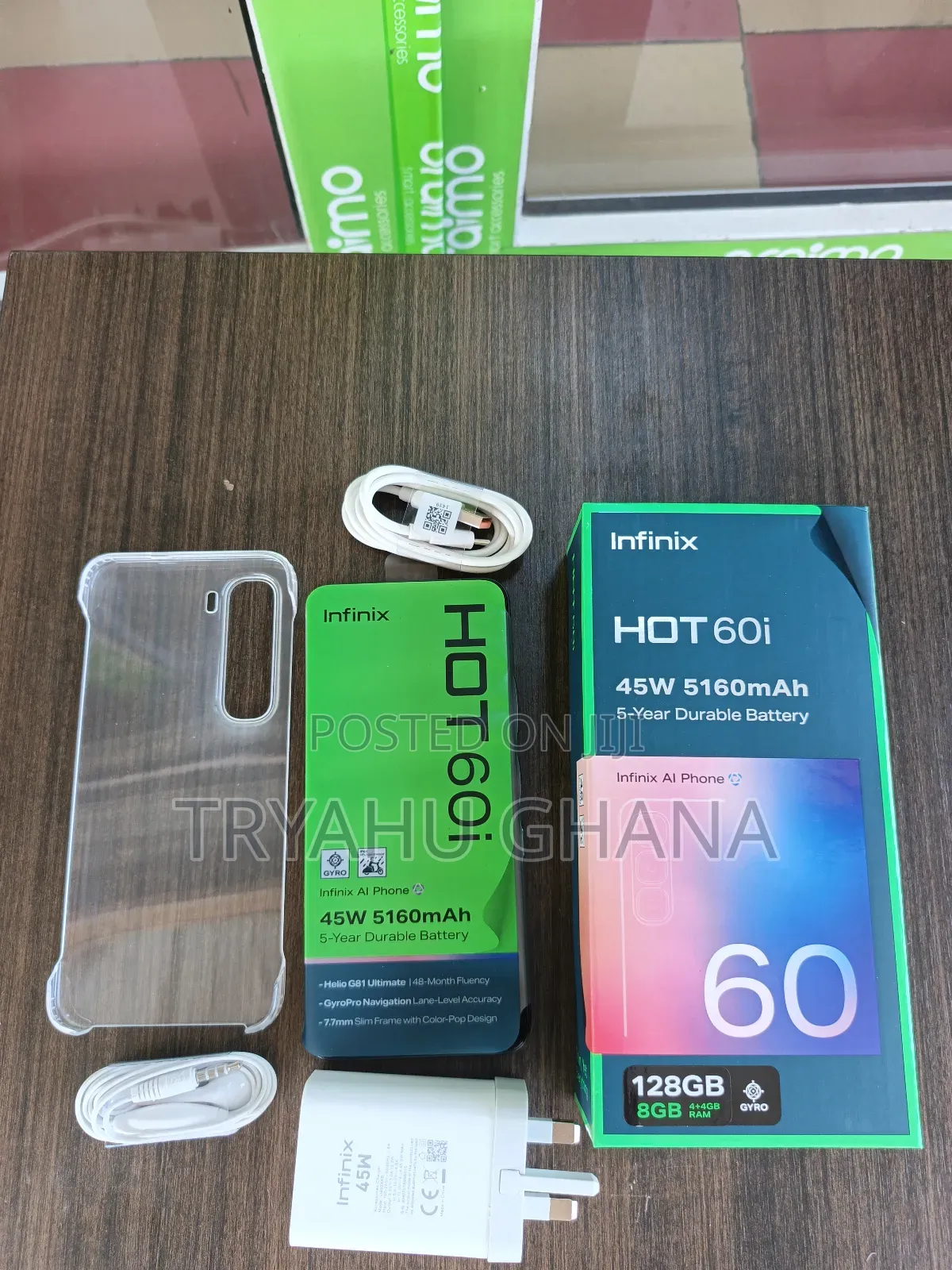 New Infinix Hot 60i 128 GB Black