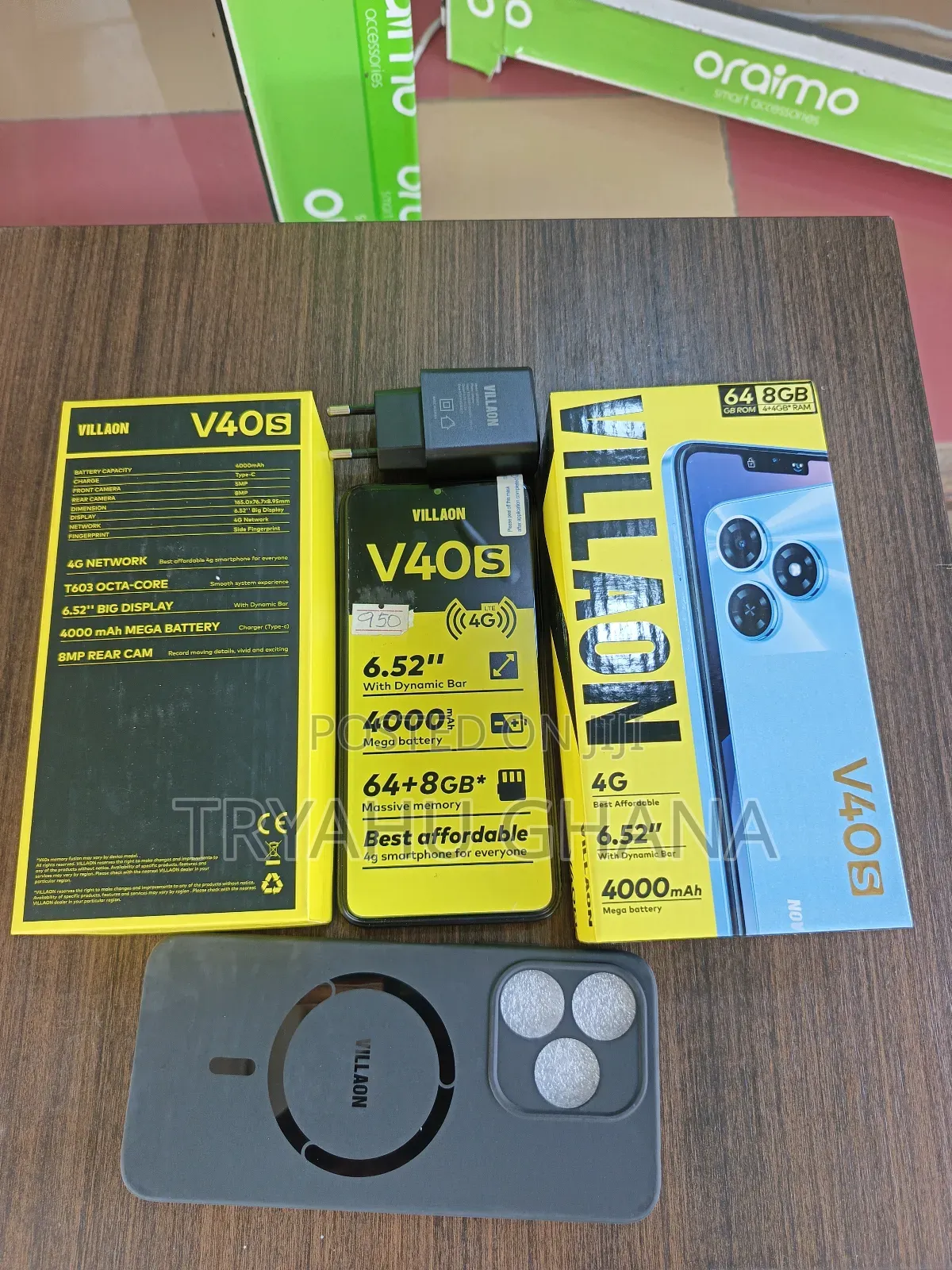 New Villaon V40s 64 GB Black
