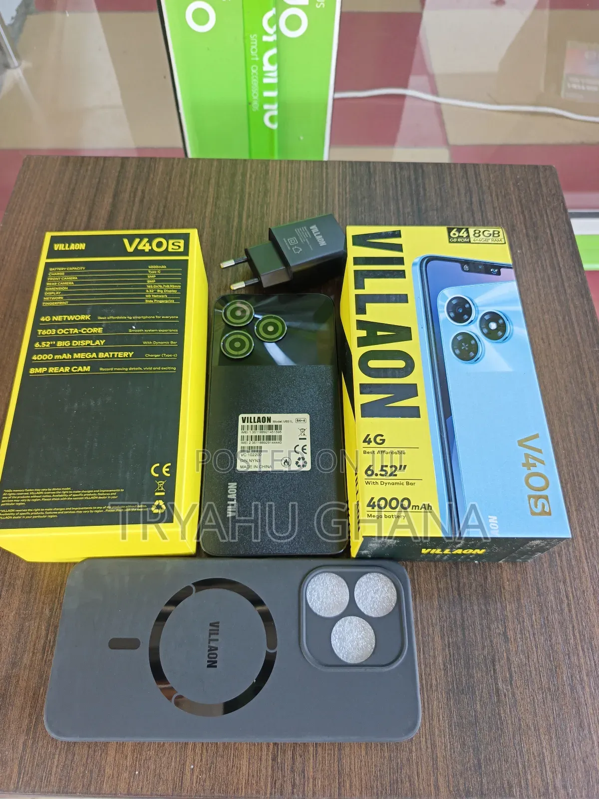 New Villaon V40s 64 GB Black
