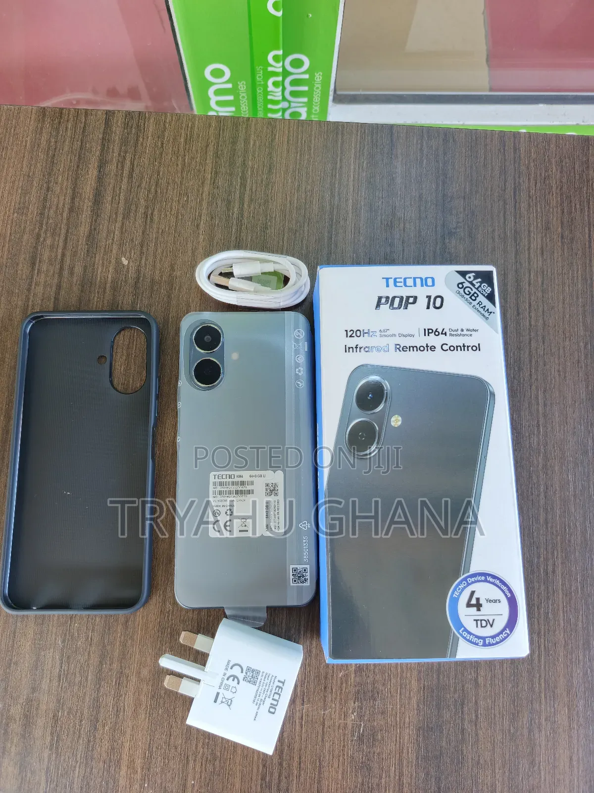 New Tecno Pop 10 64 GB Black