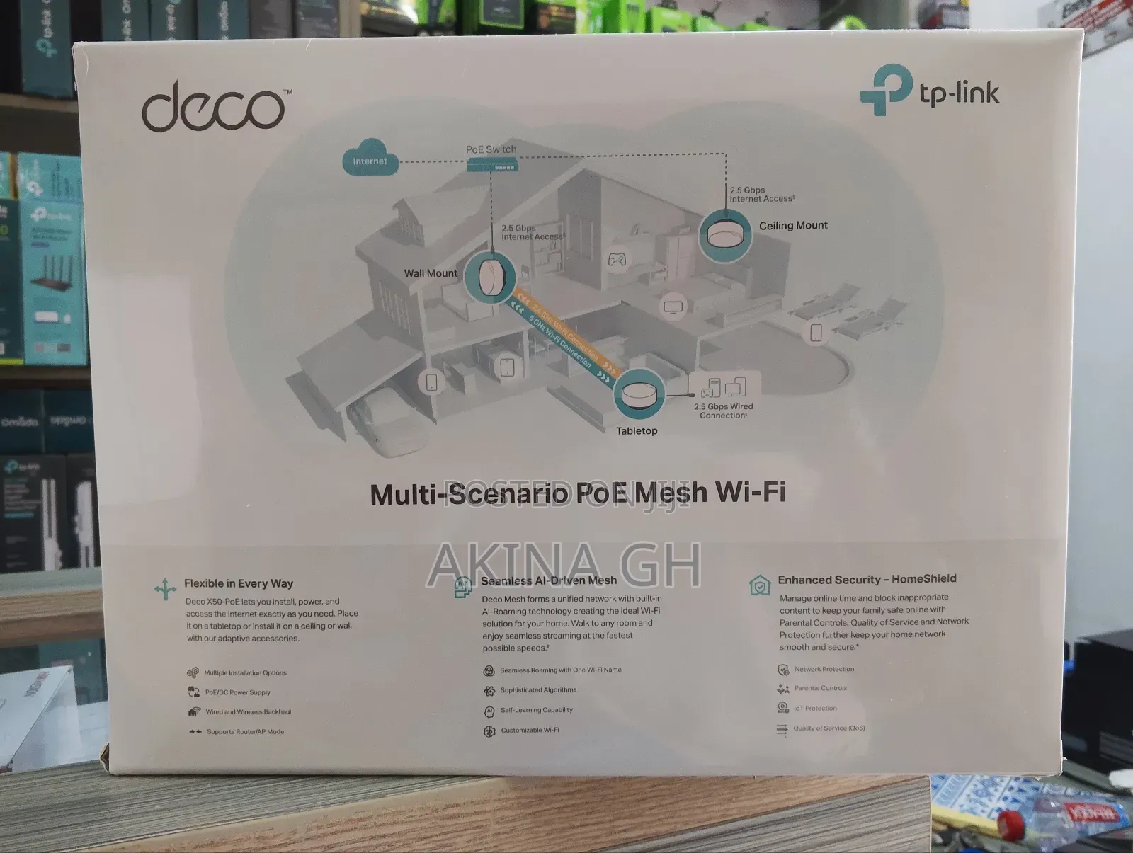 Deco Multi-Scenario Poe Mesh Wi-Fi Deco X50-Poe