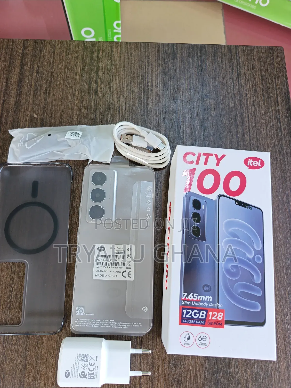New Itel City 100 128 GB Black