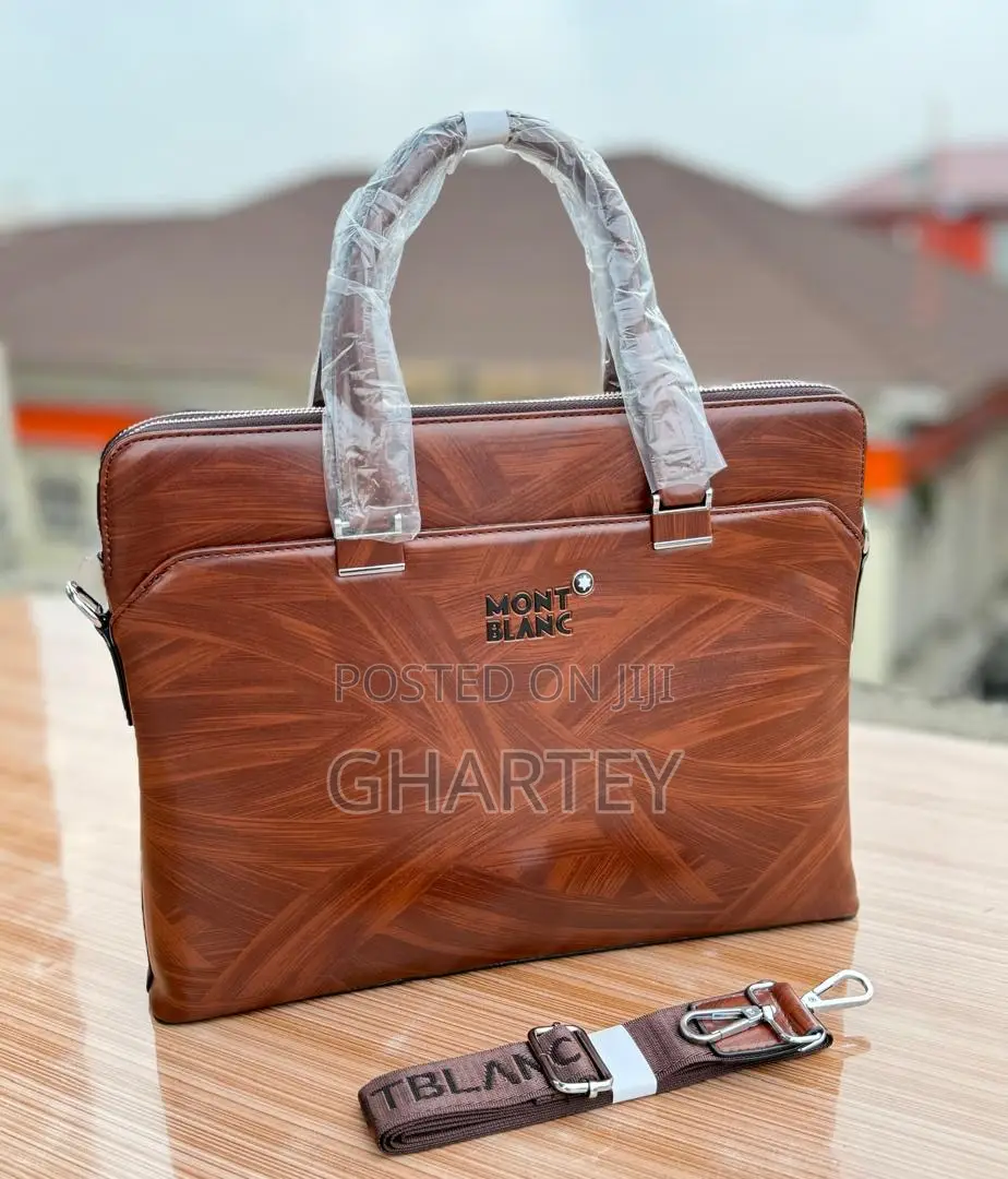 Men’S Leather Laptop Bags Briefcase - In Brown