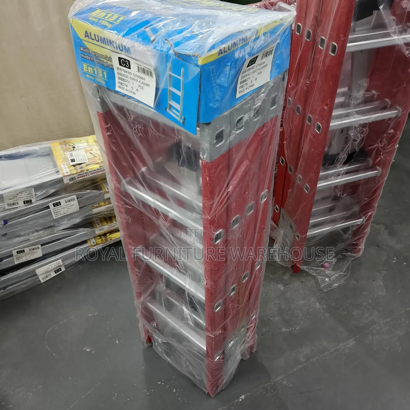 Foldable Long Length Multipurpose Ladder (600cm Height)