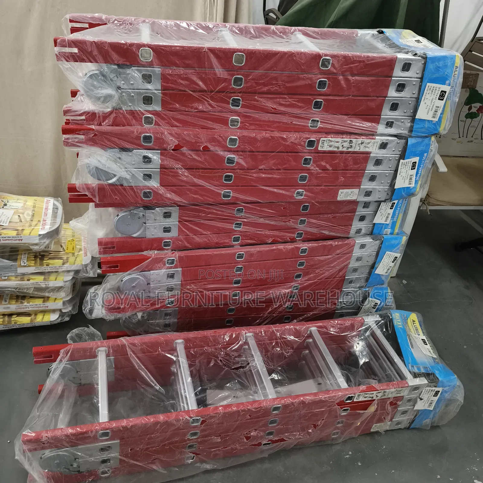 Foldable Long Length Multipurpose Ladder (600cm Height)