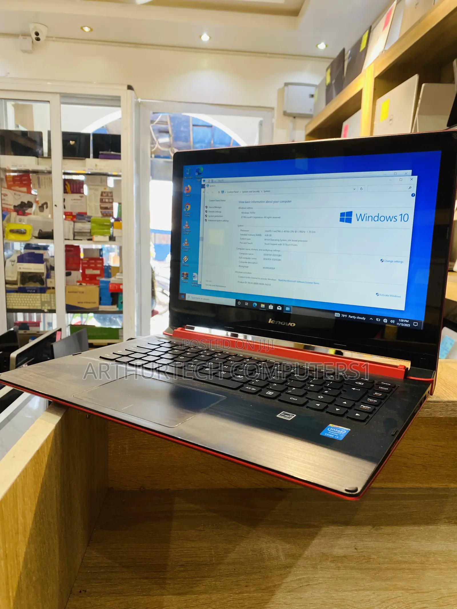 Laptop Lenovo 4GB Intel Core i3 SSD 256GB