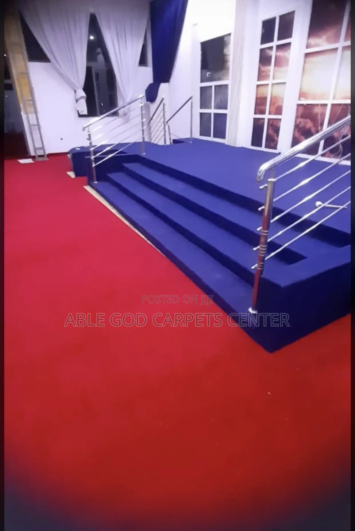 Original Floor Carpets for Stages, Altars, Offices and Rooms
