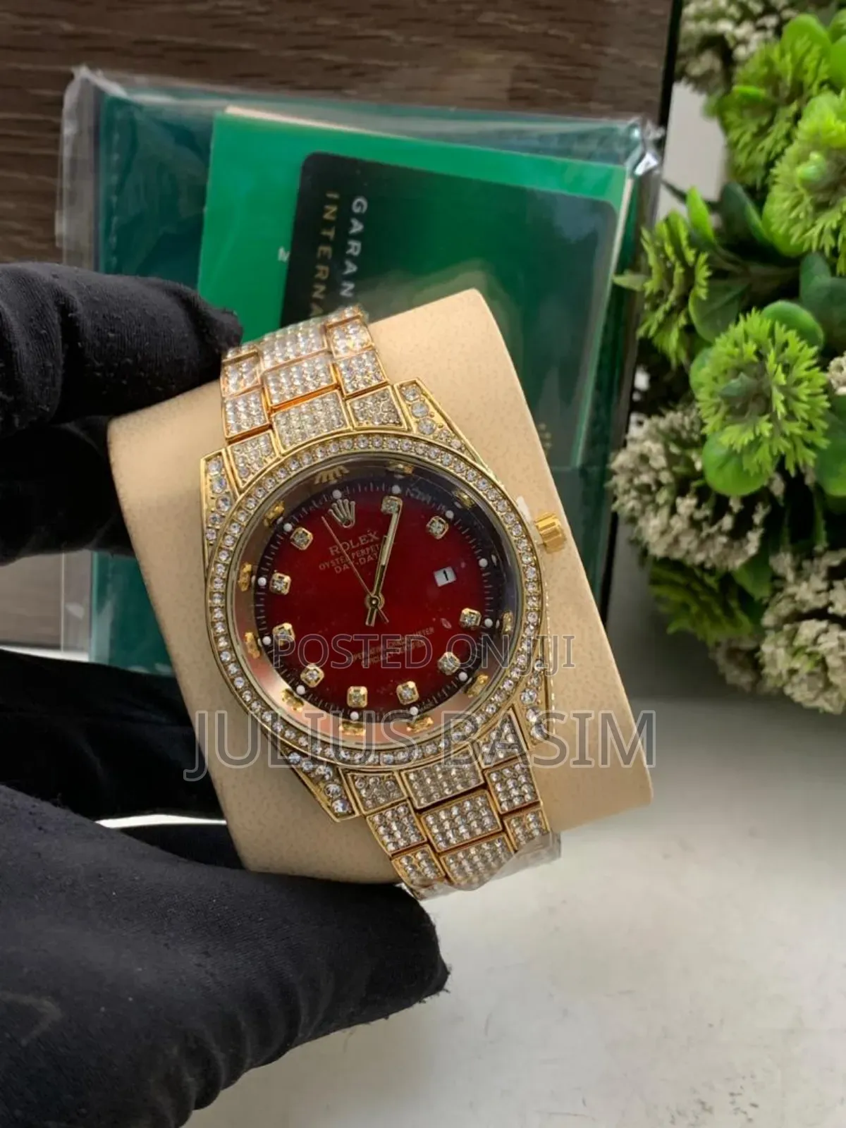 Rolex Watch Ice Out in Box