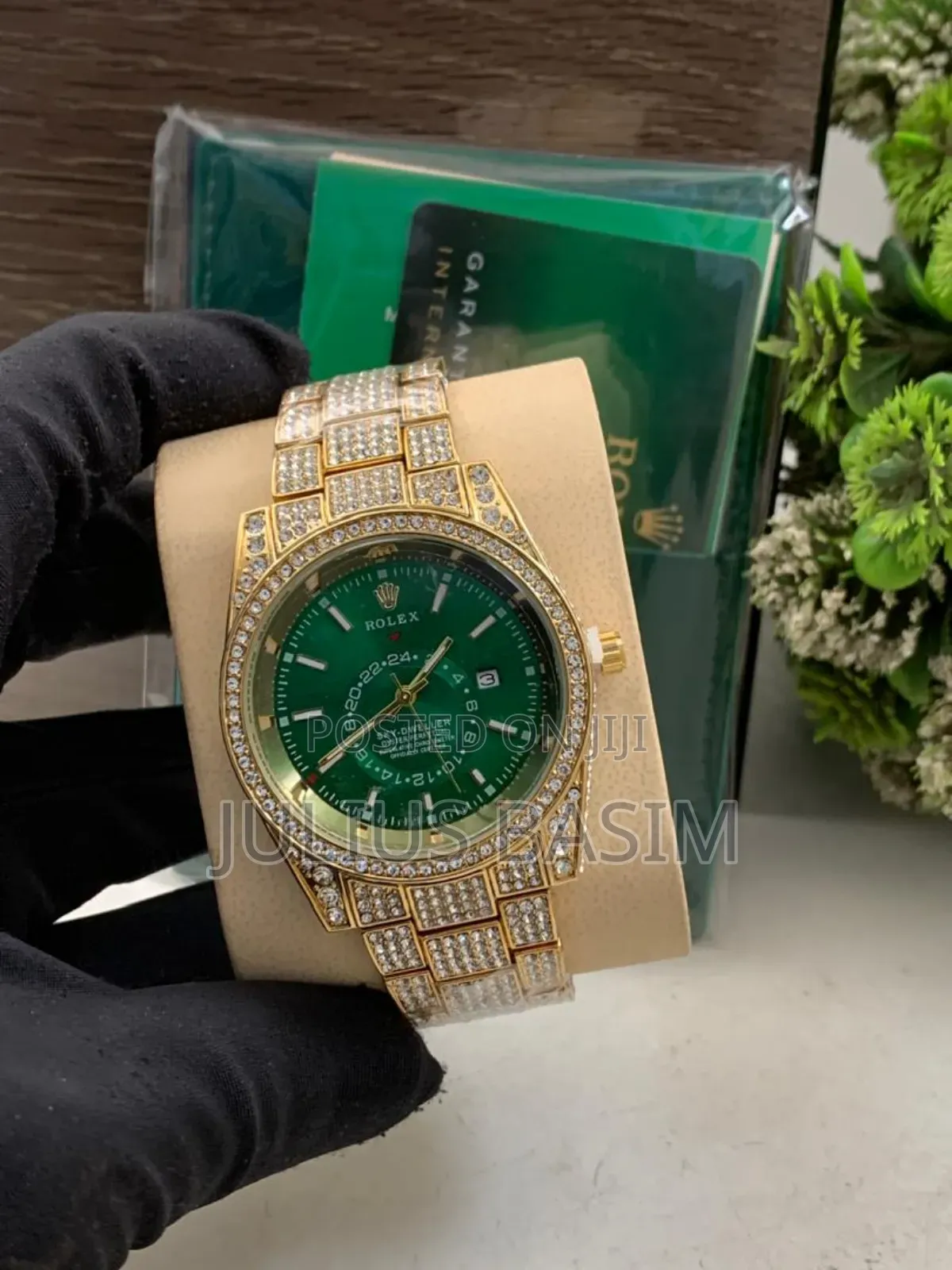 Rolex Watch Ice Out in Box