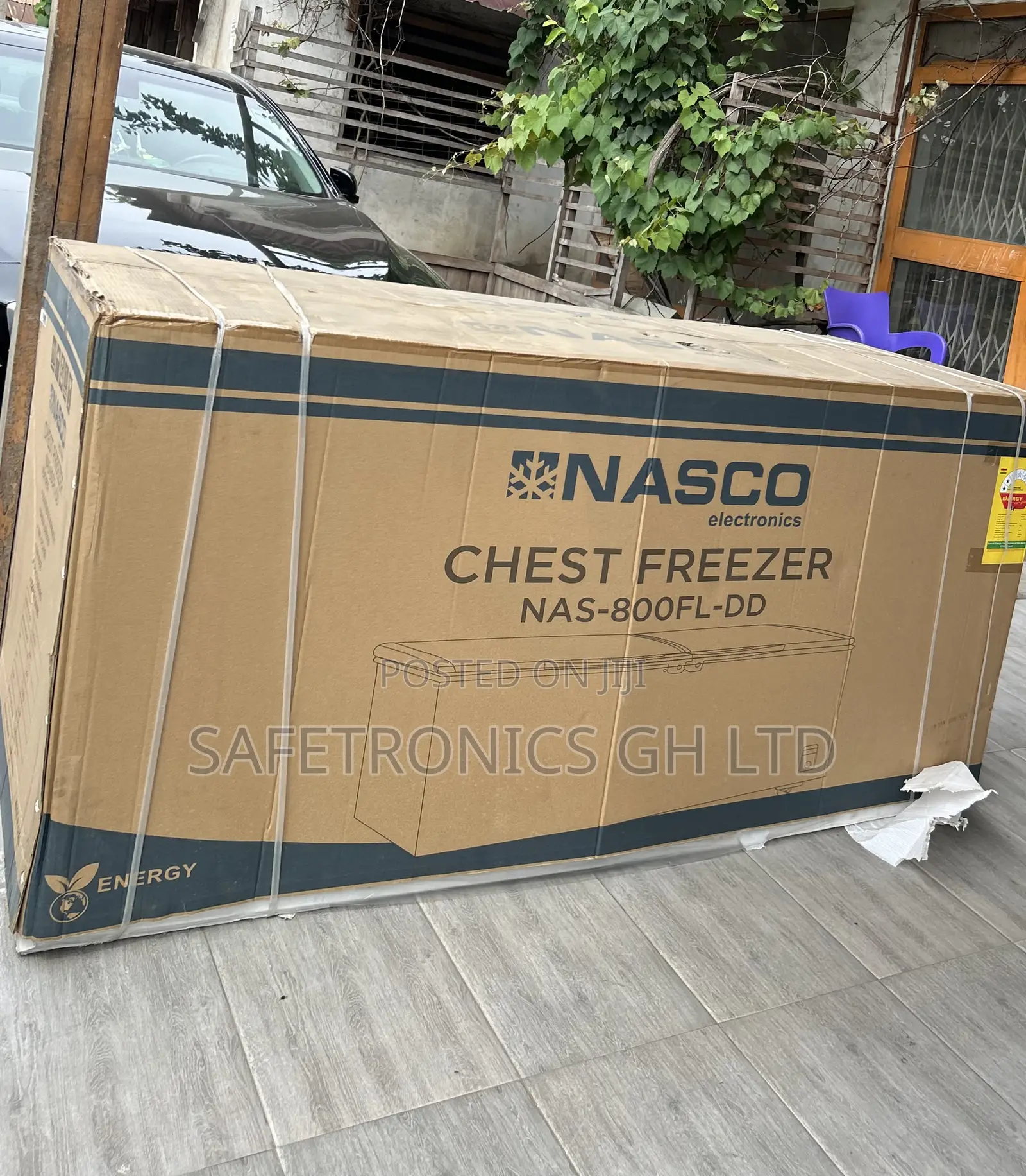 Kindly Order 2 Doors Electric (Grey) Nas-800fl 545 Liters Freezer