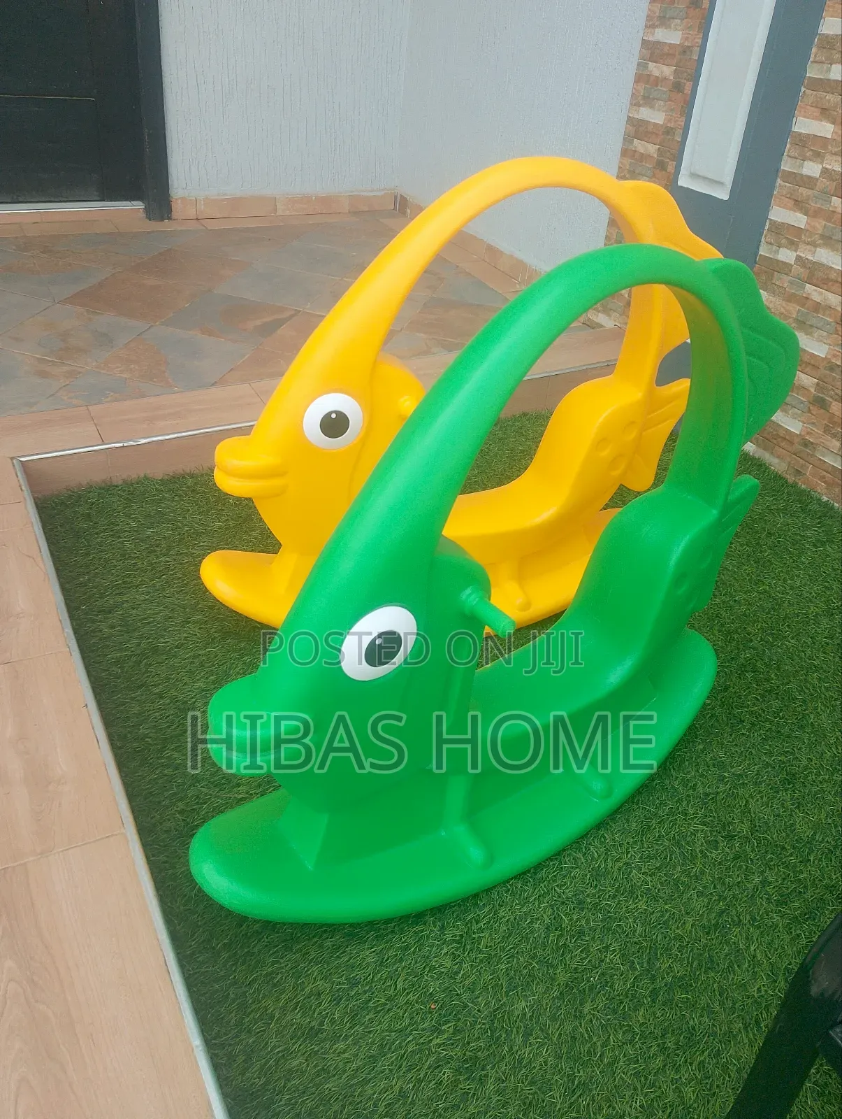 Fish Shape Kids Rocking Horse 1-6years
