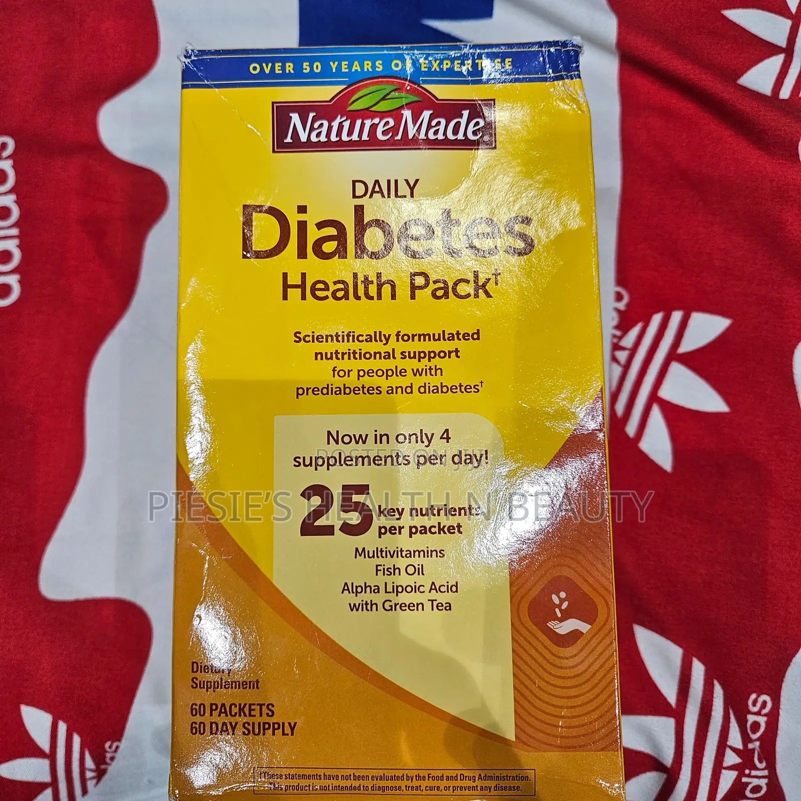 Nature Made Daily Diabetic Health Pack, for Nutritional Support, 60s