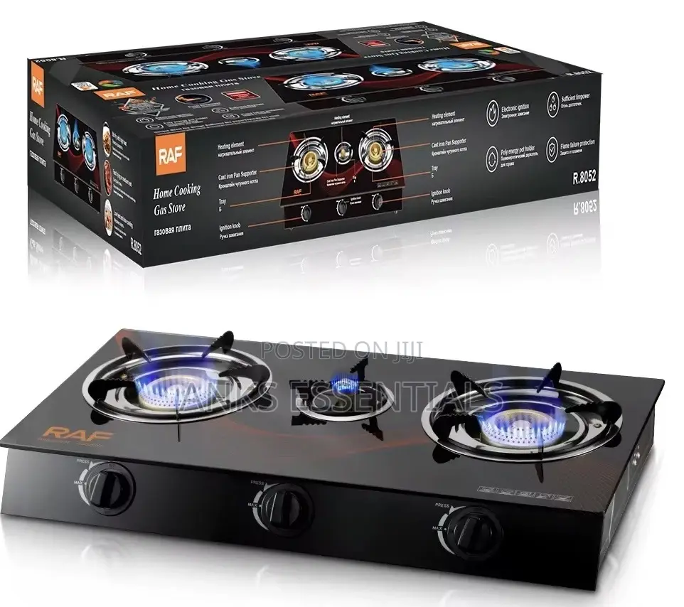 Raf 3 Burner Gas Stove – Strong Durable