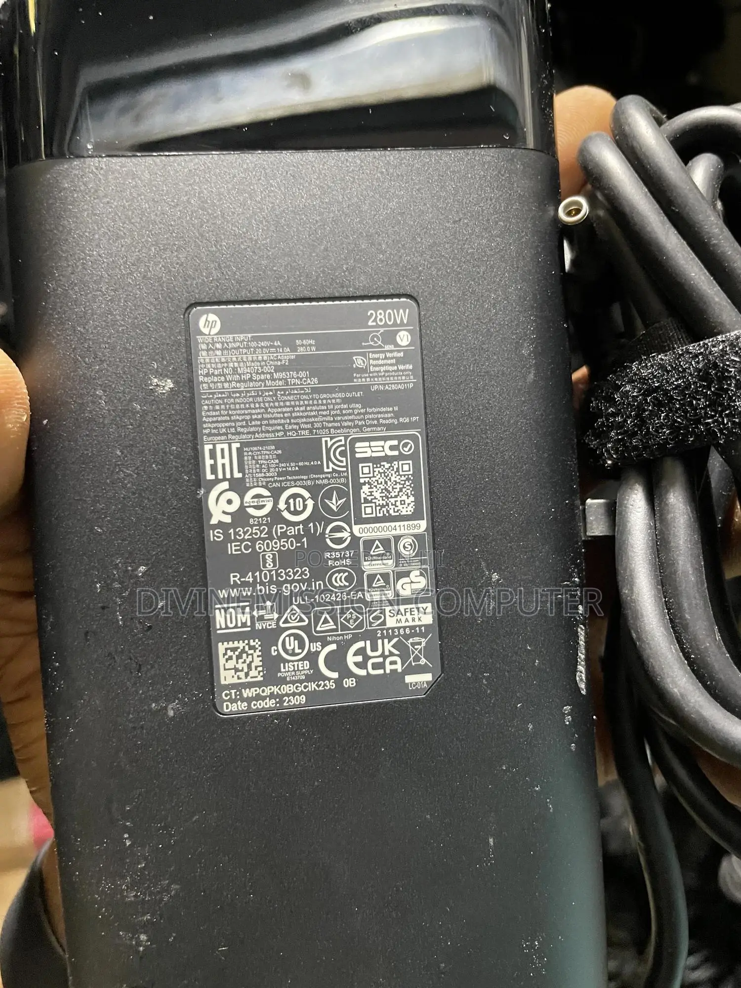 Uk Used Hp Blue Pin,Output 20.0v~14.0a,280w Hp Omen