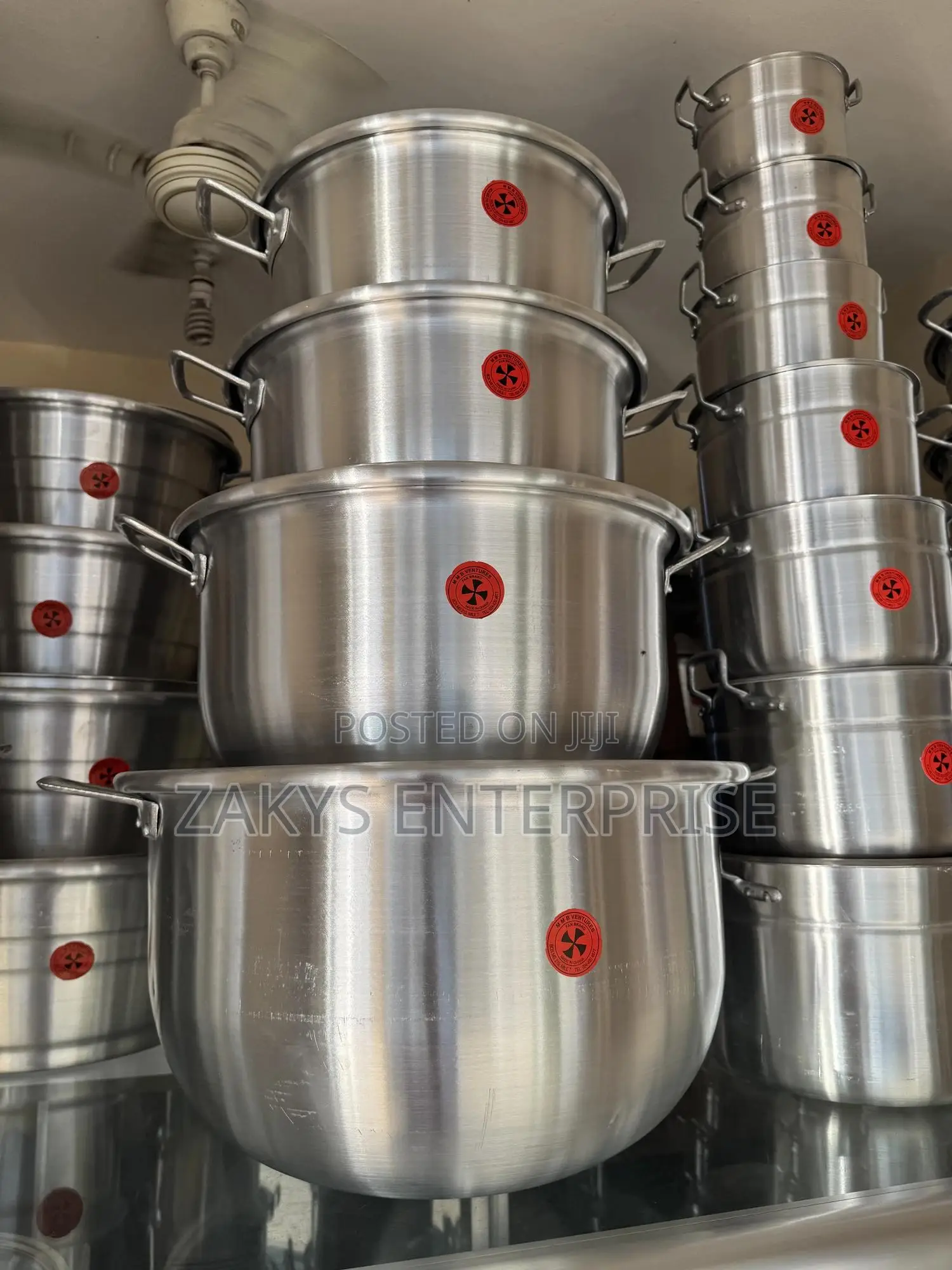 Jumbo Sizes Aluminum Commercial Pots