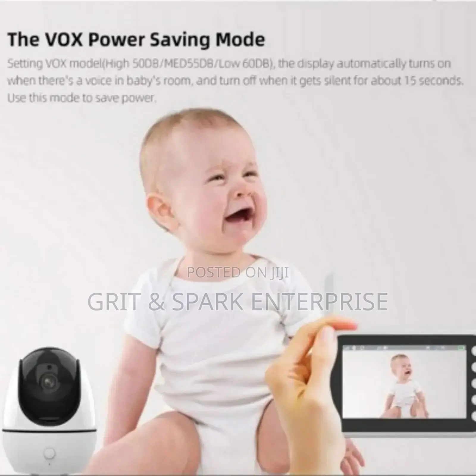 Wireless Baby Intercom With Camera 4.5′′ Screen With Two-Way Comm Uk