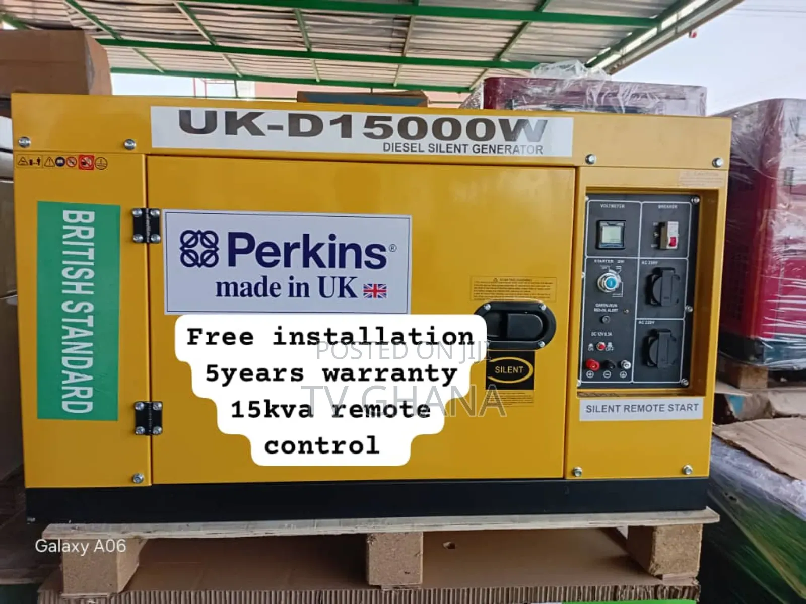 Perkins 15kva Diesel Generator – Convenient Remote Operation