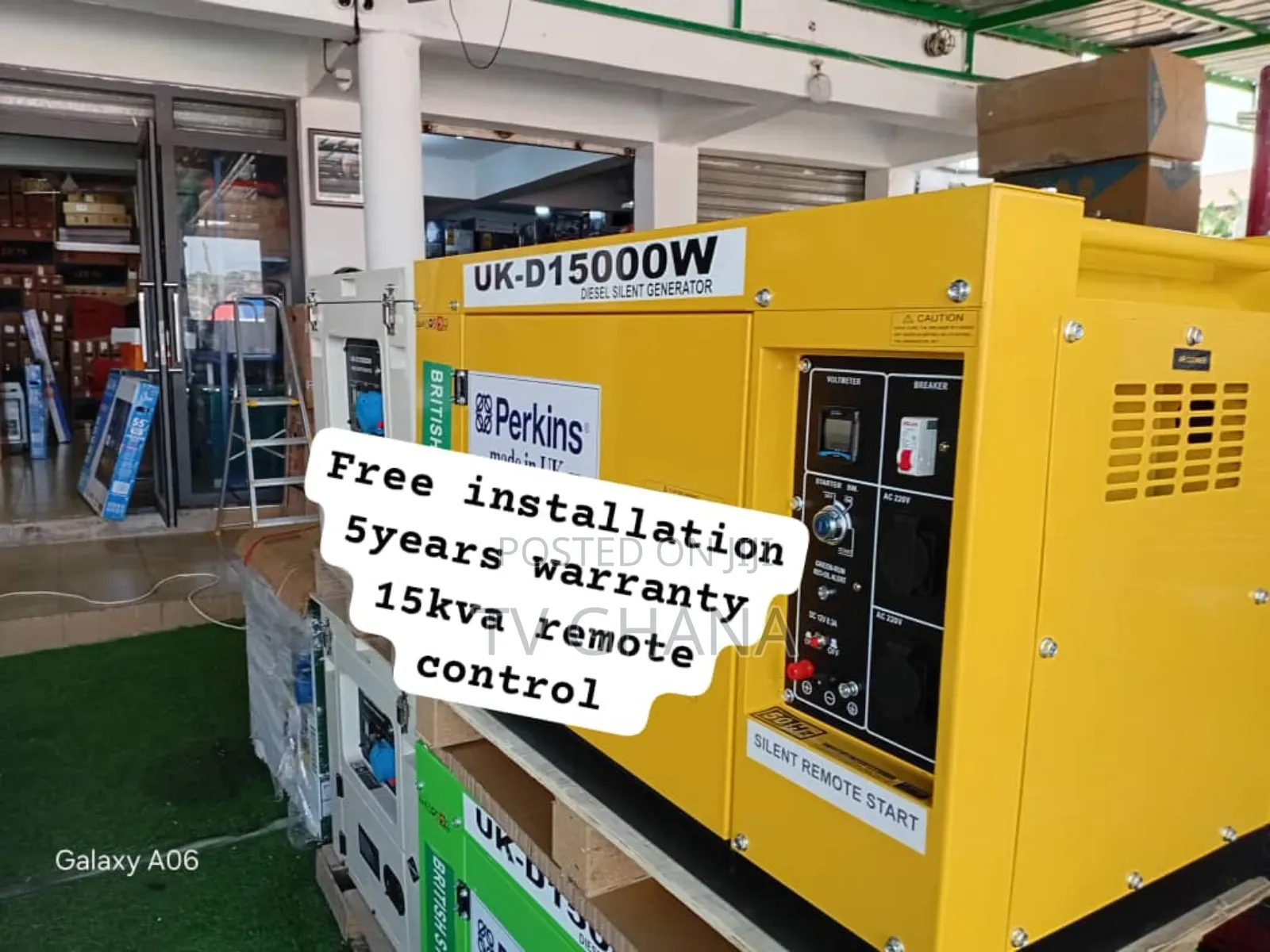 Perkins 15kva Diesel Generator – Remote Start Technology