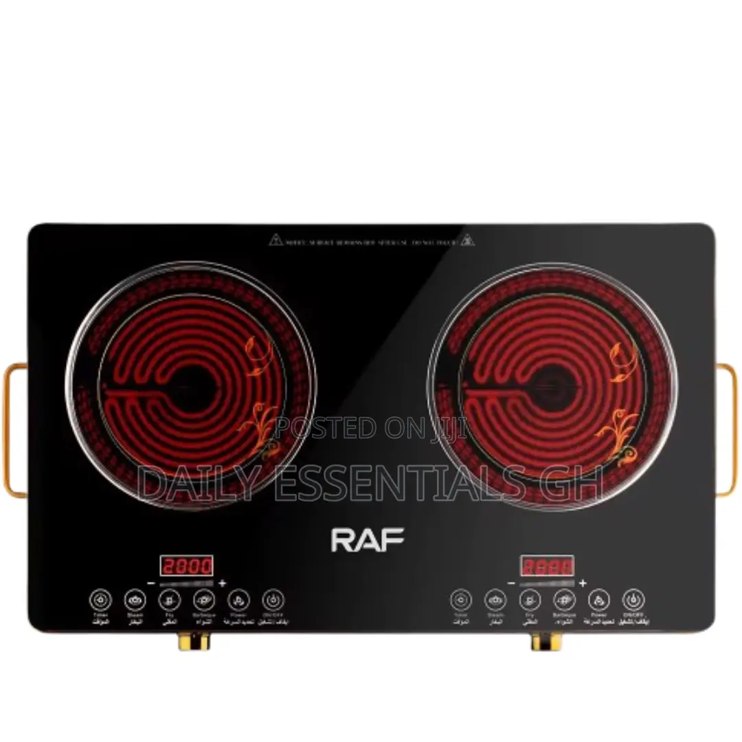 Raf Infrared Double Cooker 3500w – Modern Kitchen Appliance