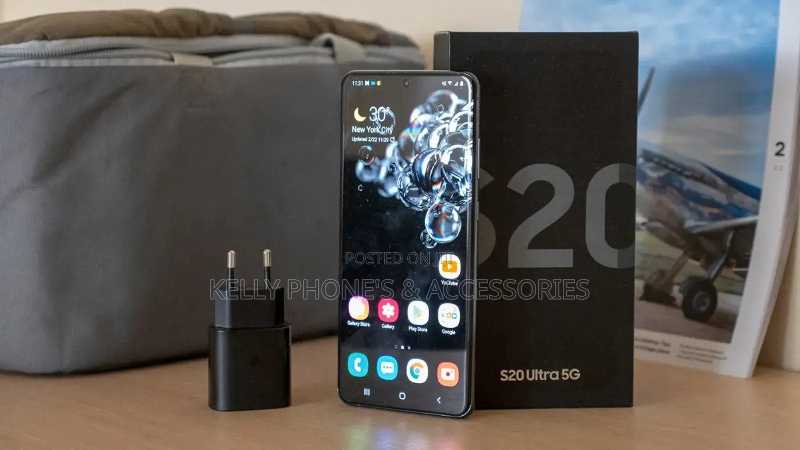 New Samsung Galaxy S20 Ultra 256 GB Black
