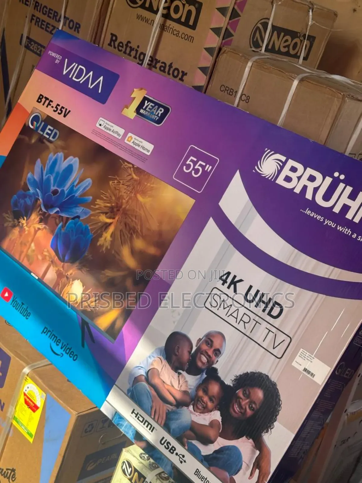 Bruhm 55" Led Smart Tv Uhd 