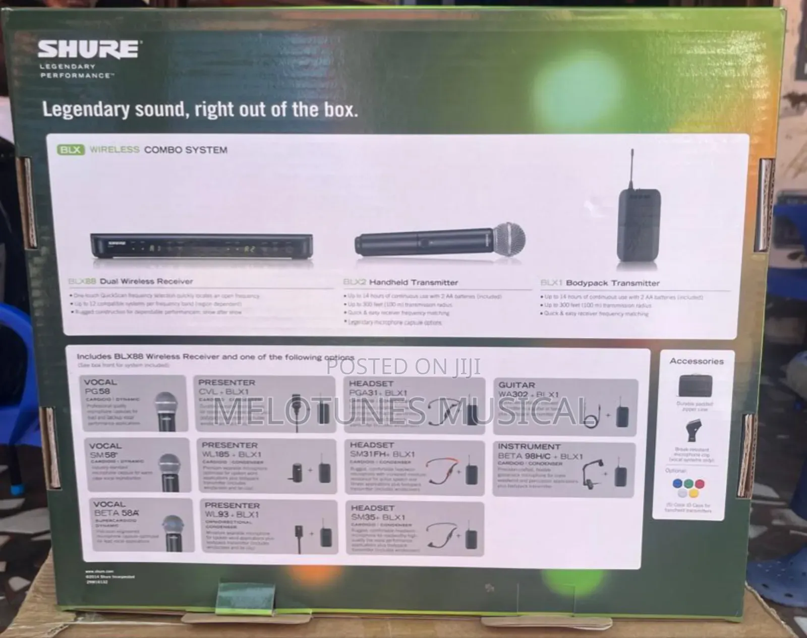 Shure Pg31 2in1 High Grade Professional Lapel and Head Microphone