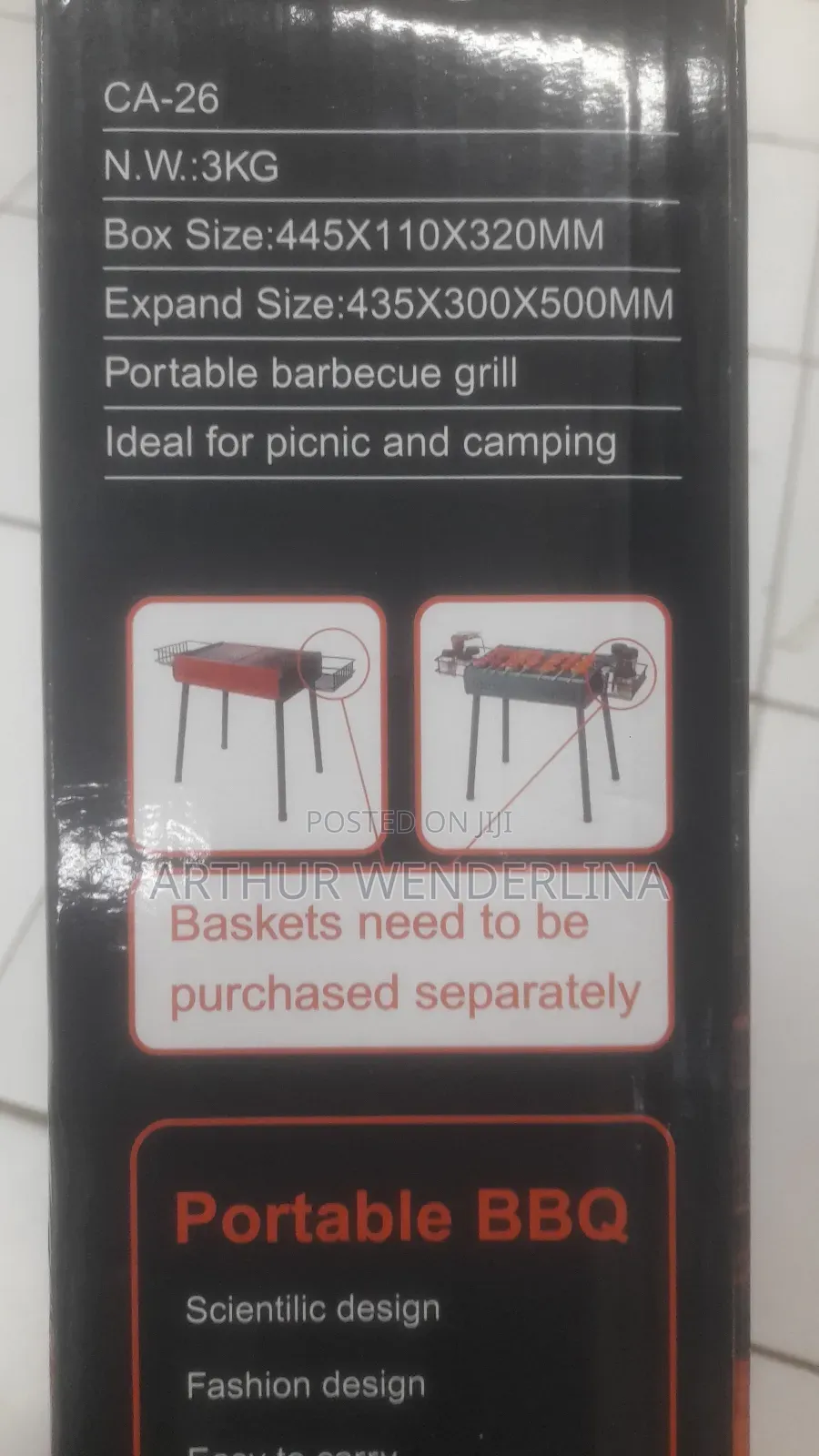 Portable Barbecue Grill