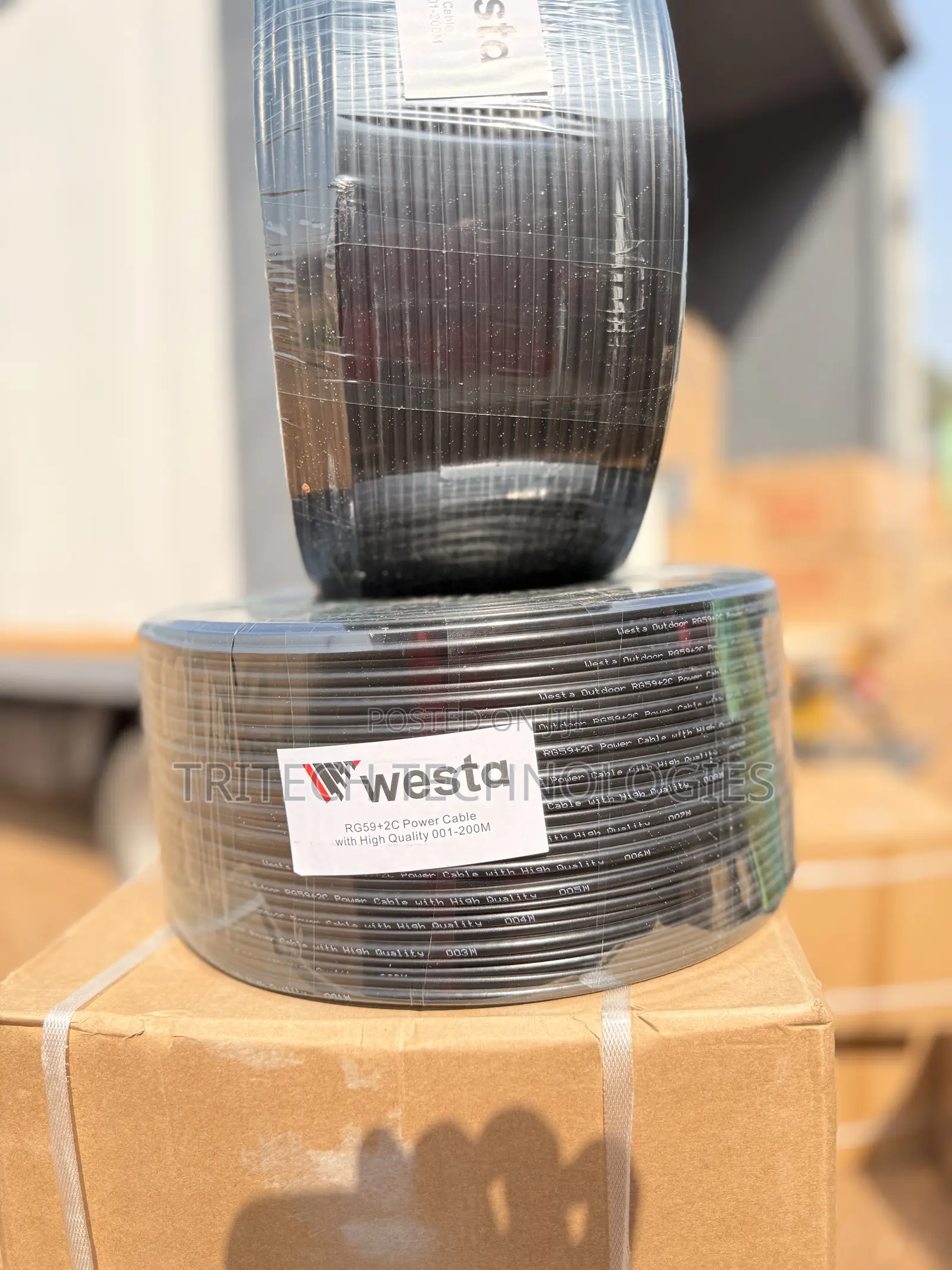 Westa Coaxial Cable Rg59 With Power 200m