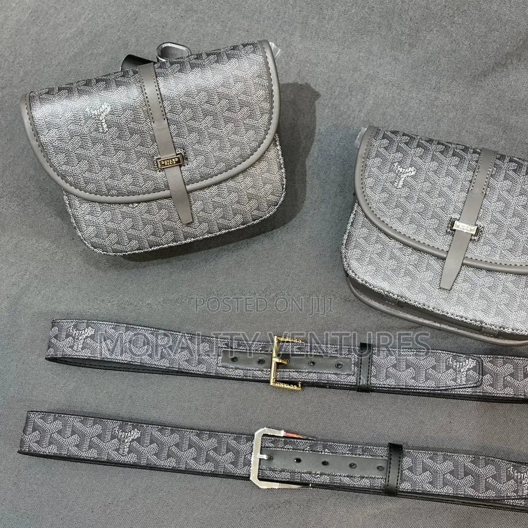 Goyard Side Bag and Belt