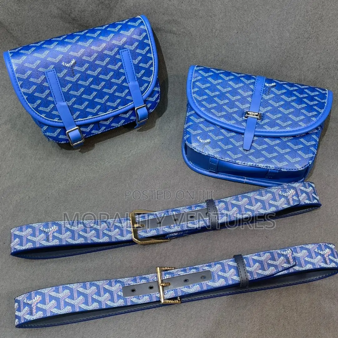 Goyard Side Bag and Belt
