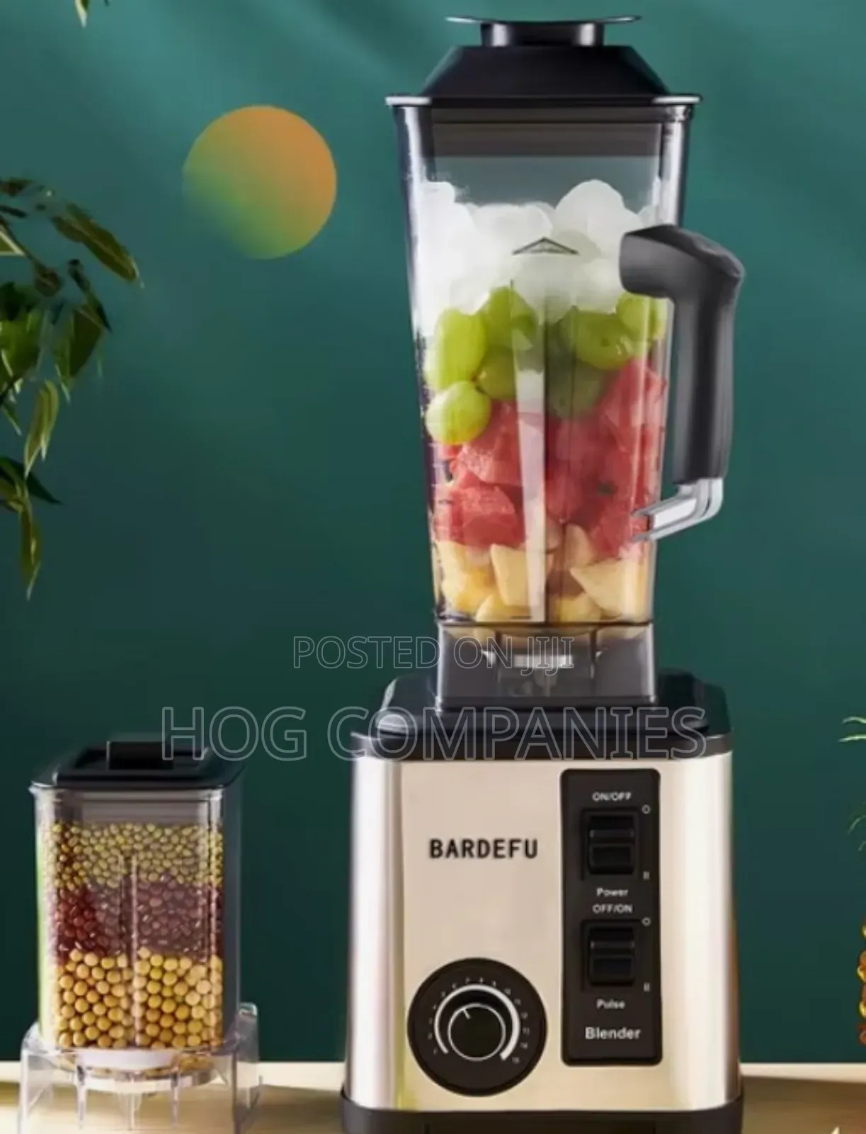 Bardefu 2in1 Stainless Steel Multifunction Kitchen Blender