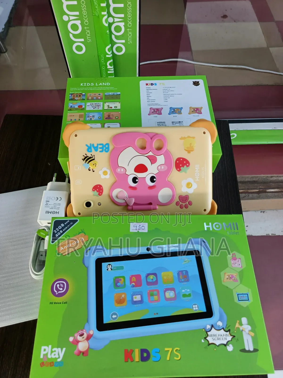 New Tablet 32 GB Yellow