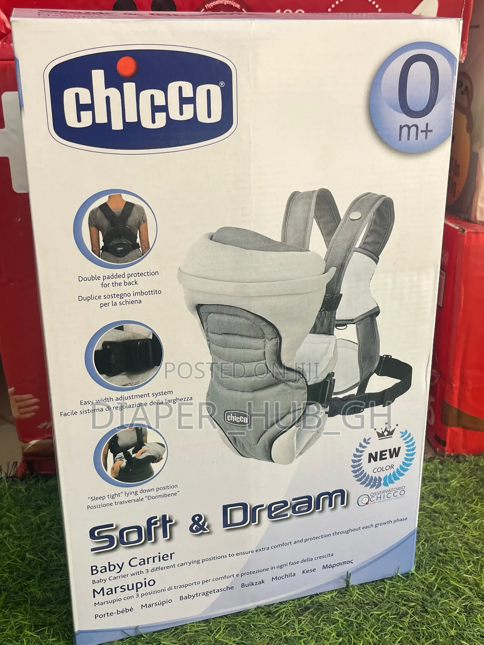 Chicco Soft and Dream Baby Carrier With 3 Carry Positions