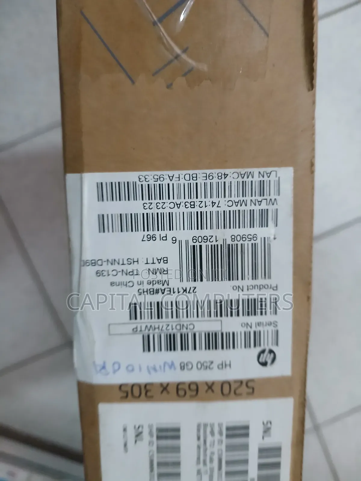 New Laptop HP 250 G8 4GB Intel Celeron HDD 1T