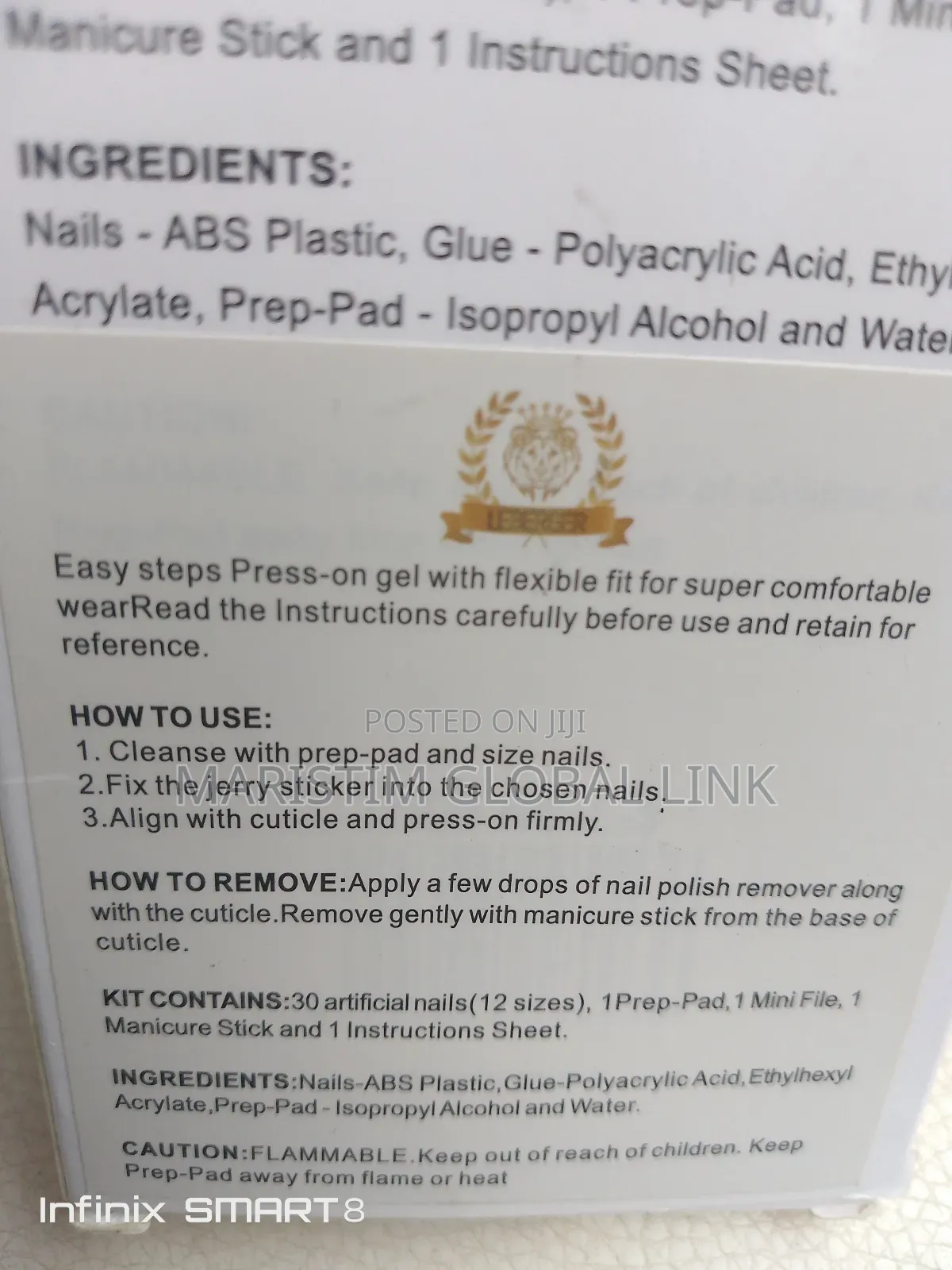 Leberger Press-on Finger Nails