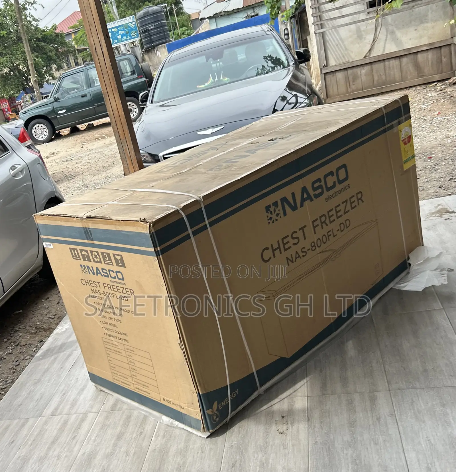 Authentic 545 Liters Doubledoor Nas-800fl Grey Electric Freezer