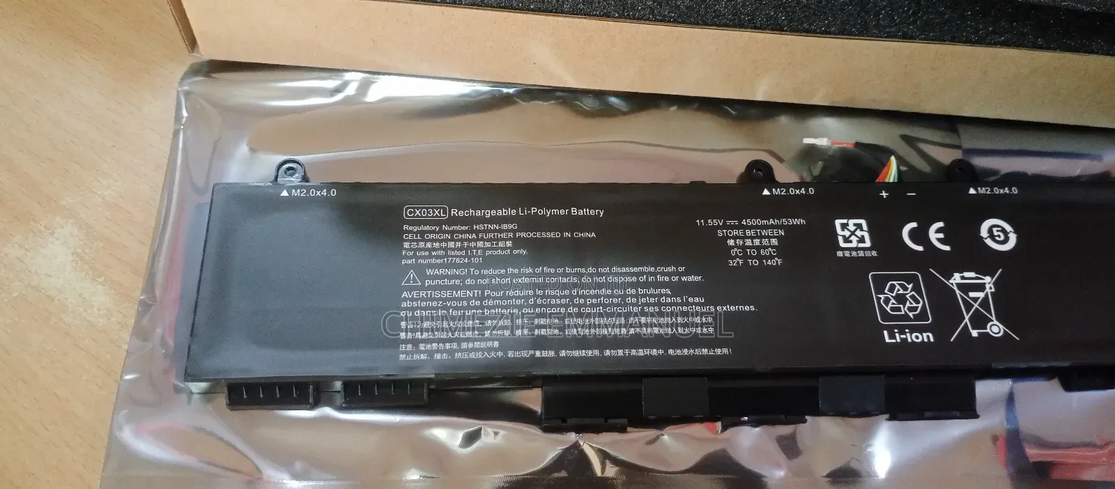 Hp Battery Cx03xl Original