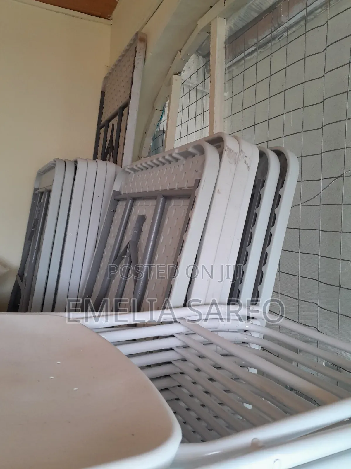 Foldable White Chairs And Tables For Rental