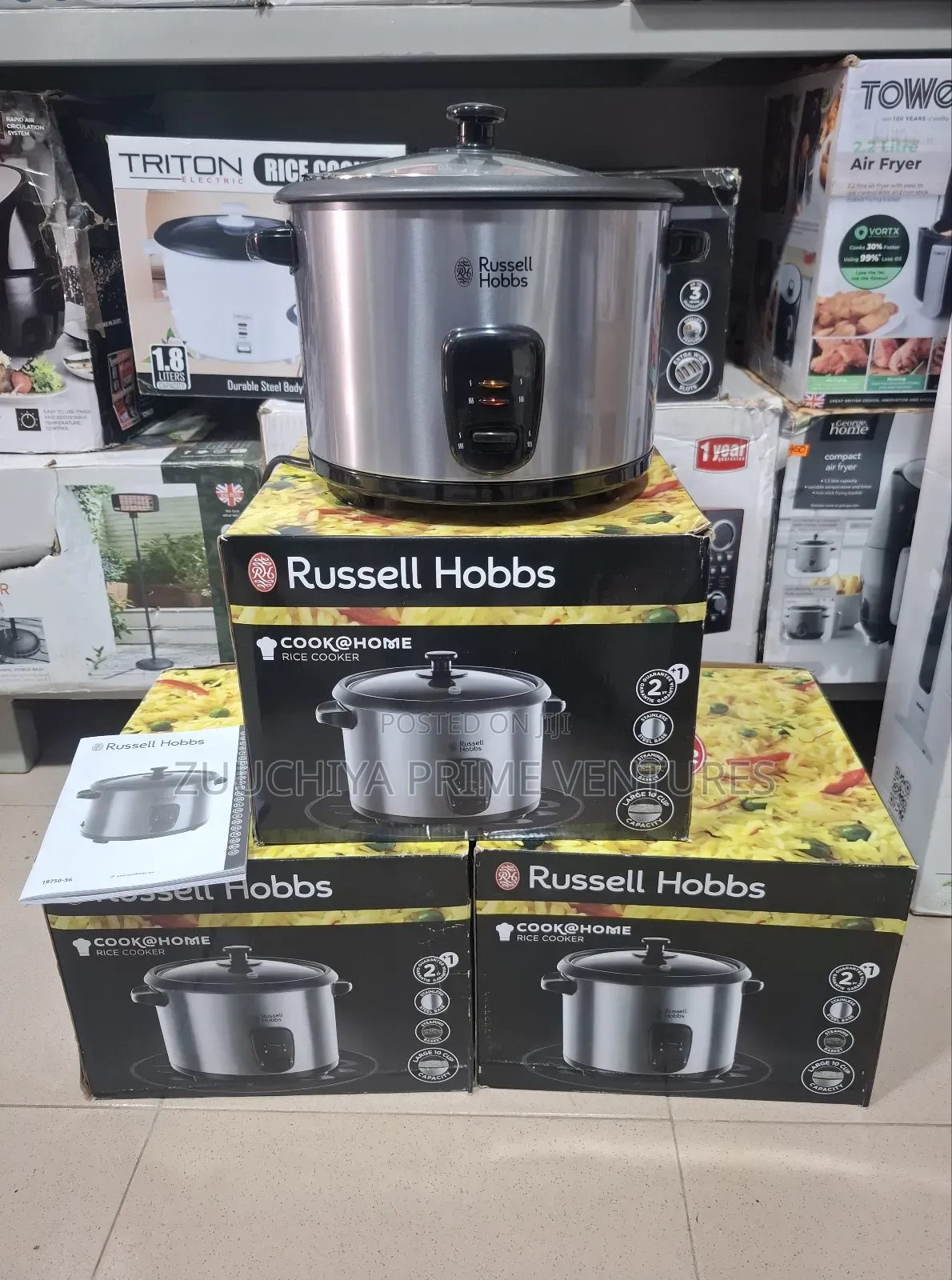 Russell Hobbs 1.8l Rice Cooker With Steamer From Germany