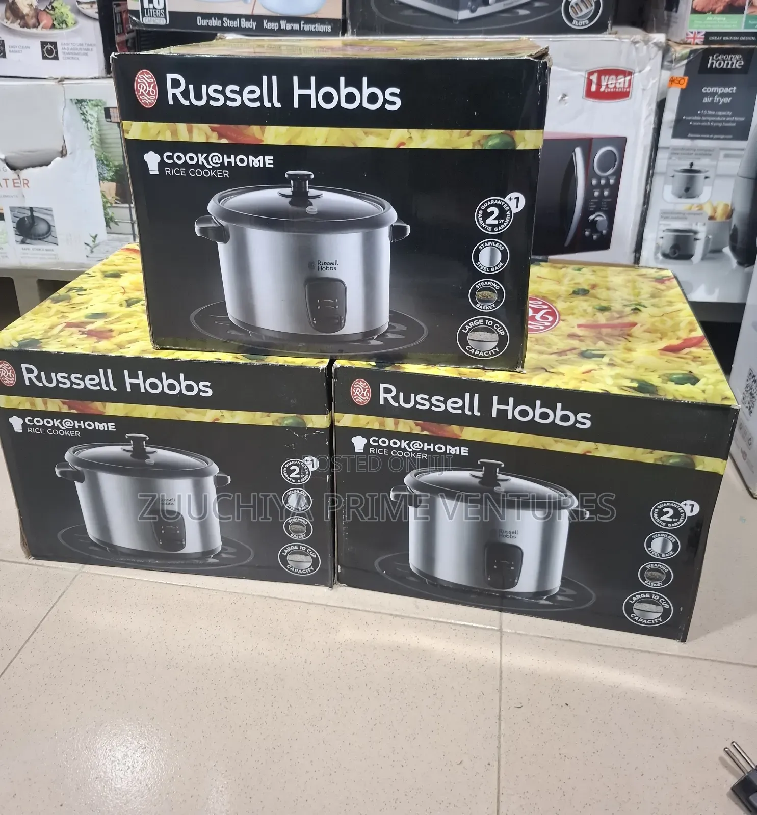 Russell Hobbs 1.8l Rice Cooker With Steamer From Germany