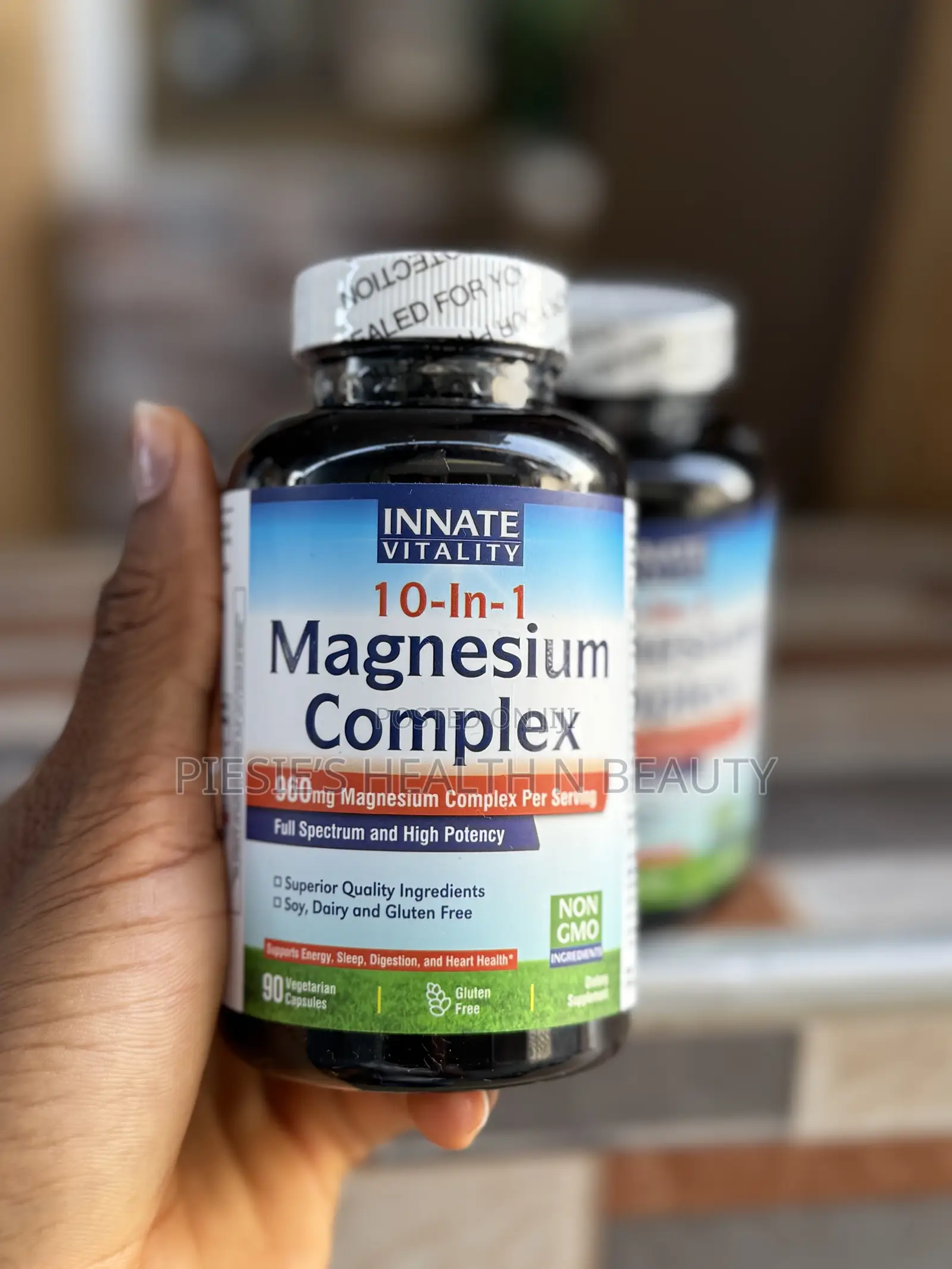 Innate Vitality 10-in-1 Magnesium Complex 960mg, Glycinate and More