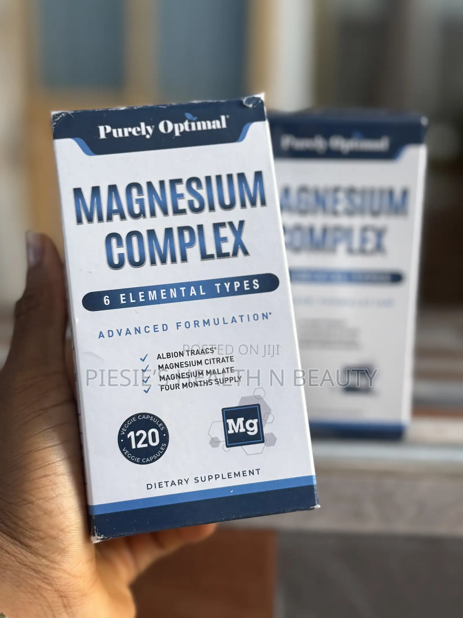 Purely Optimal Magnesium Complex - 6 Forms of Magnesium, 120 Capsules