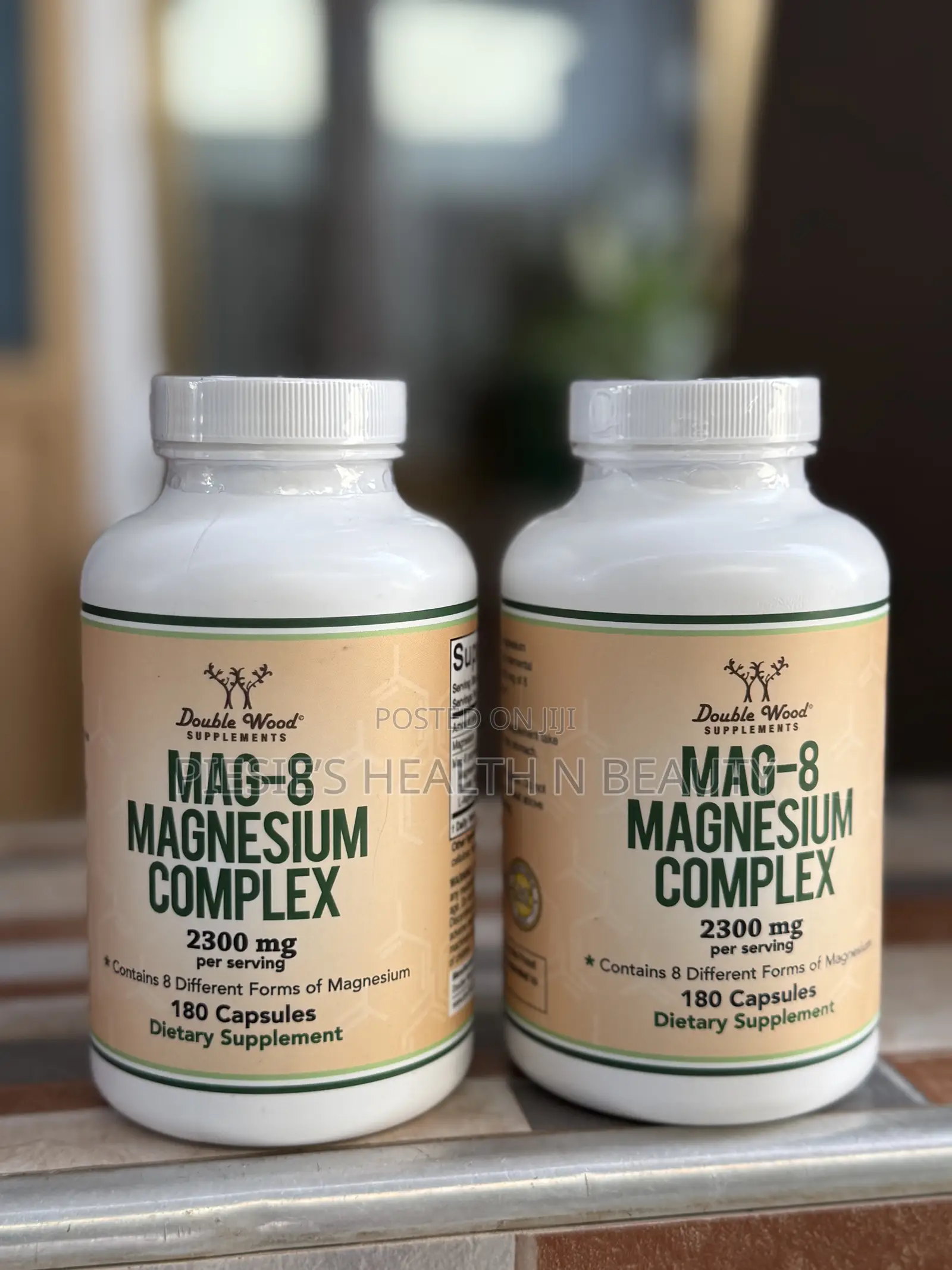 Double Wood Mag-8 Magnesium Complex-8 Forms of Magnesium,2300 Mg, 180s