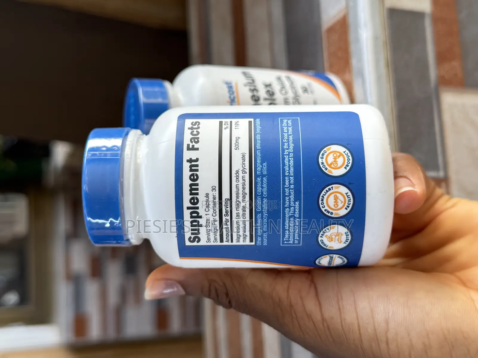 Nutricost Magnesium Complex 500mg, Oxide, Citrate, and Glycinate, 30s