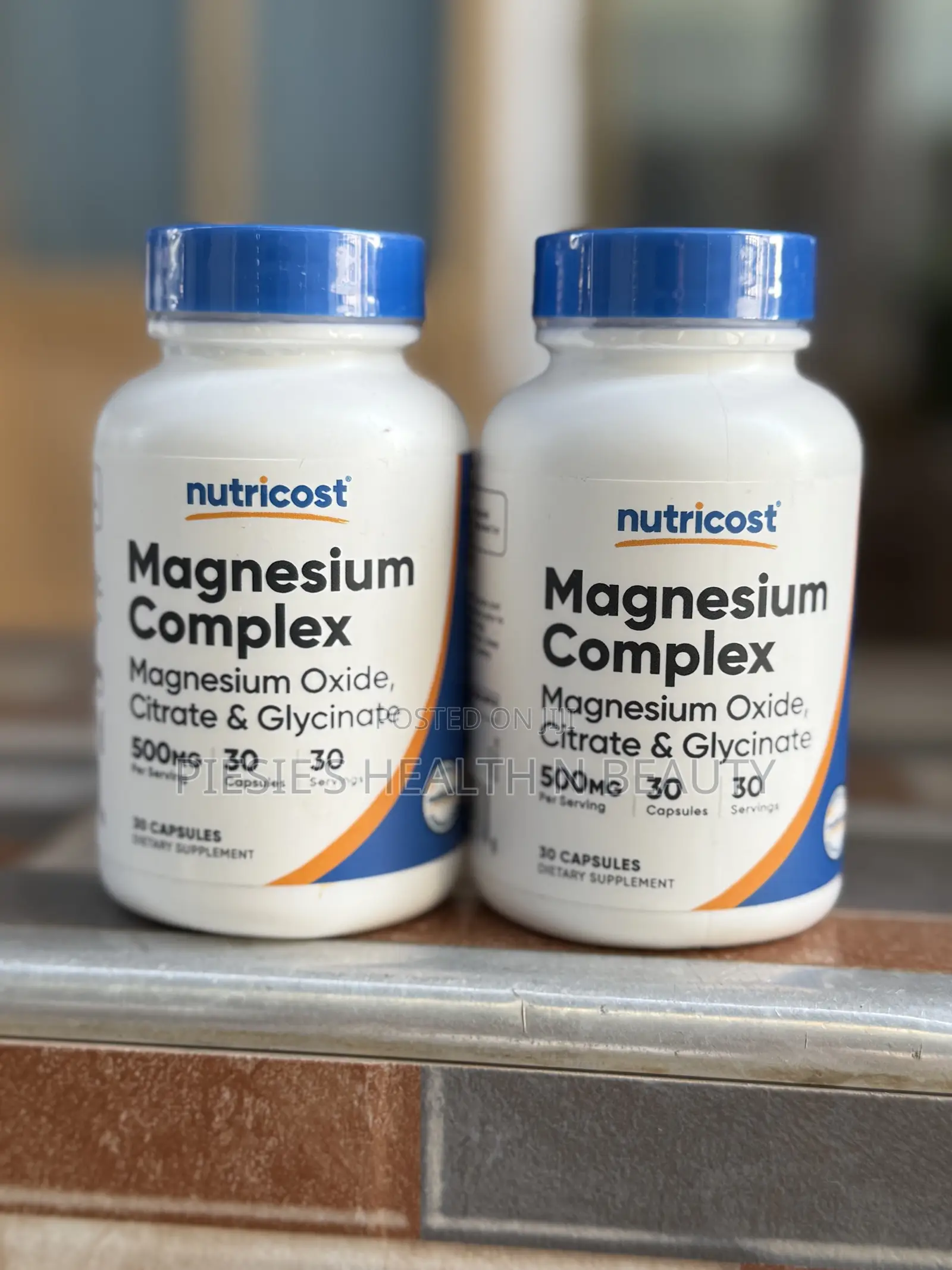 Nutricost Magnesium Complex 500mg, Oxide, Citrate, and Glycinate, 30s