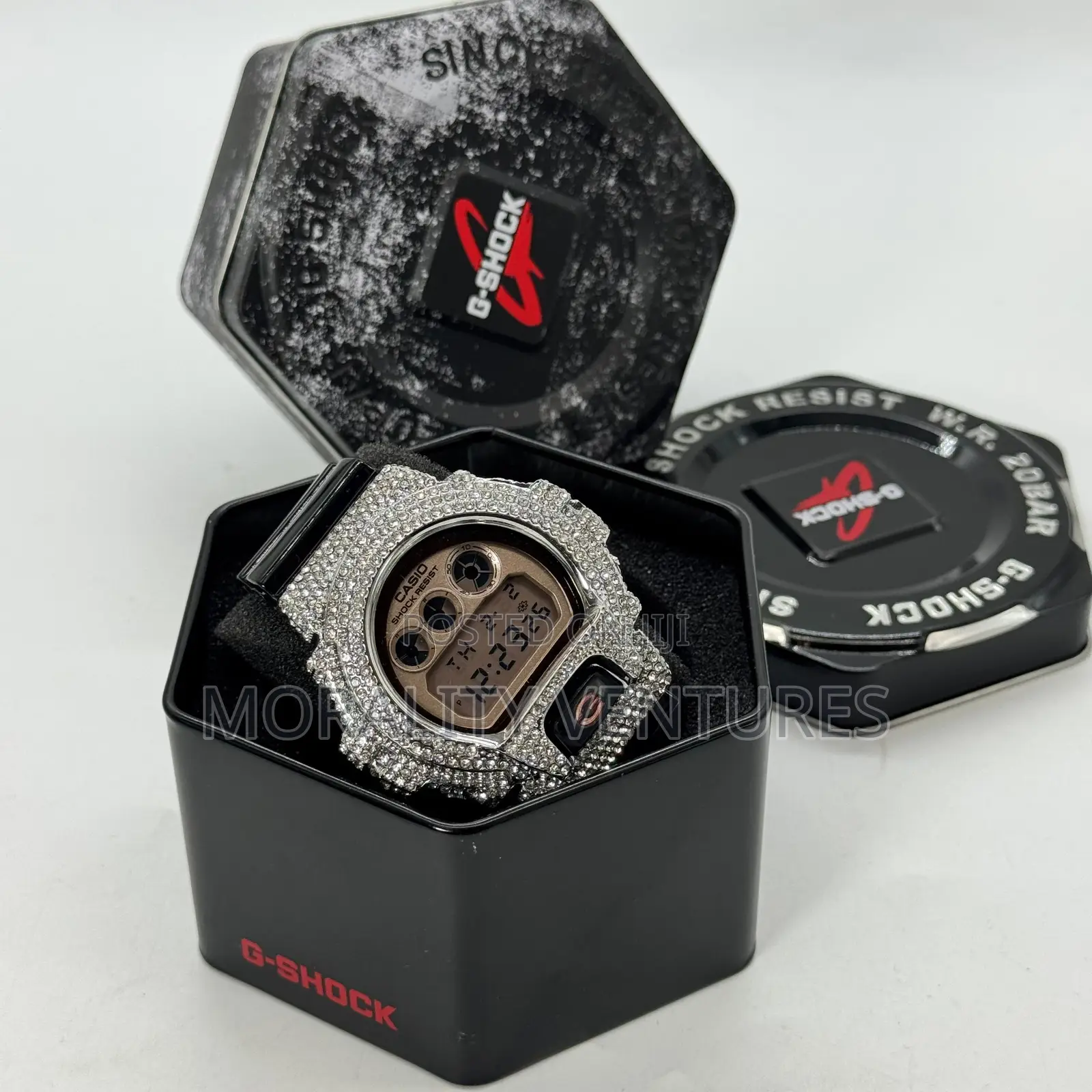 Custom-Iced G-Shock Dw-6900