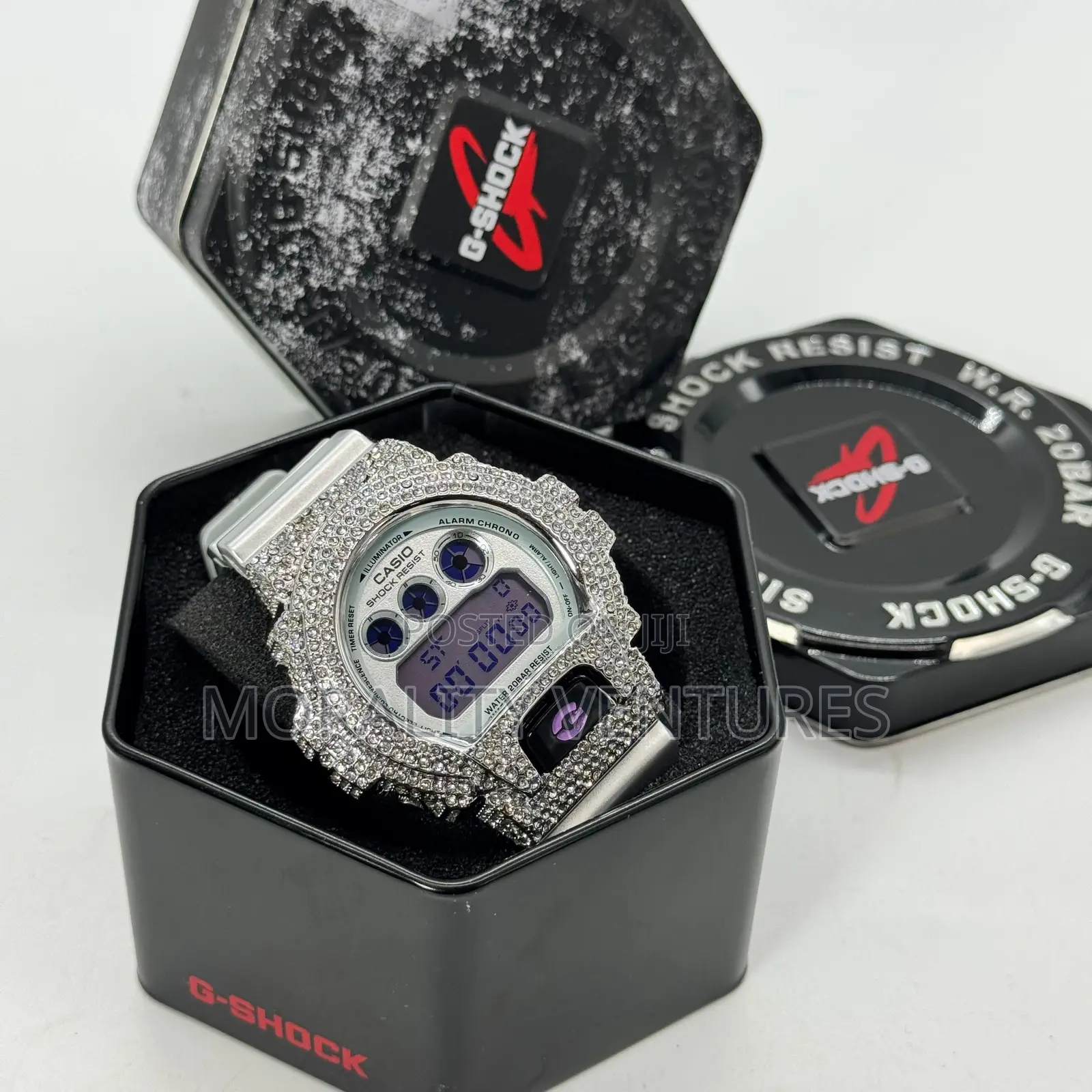 Custom-Iced G-Shock Dw-6900
